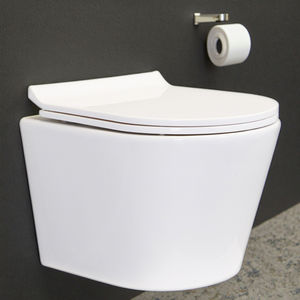 Toilette murale ronde de style européen CE <span class=keywords><strong>WC</strong></span> suspendu Toilette suspendue murale en céramique pour hôtel - Product Image 1