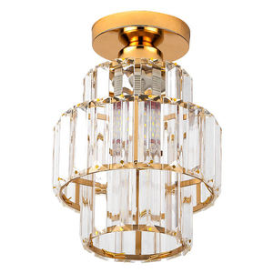 Lampe de plafond de couloir moderne de nouveau Style Trois couleurs encastrées petits plafonniers en cristal pour balcons - Product Image 6