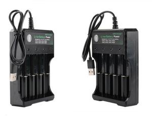 Caricabatterie USB Intelligente a 4 Slot per Batterie Ricaricabili 3.7V Li-ion <span class=keywords><strong>18650</strong></span> 26650 14500 16340 - Product Image 3
