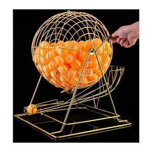 Máquina de Lotería Manual Ernie, Caja de Sorteo, Jaula para Bolas de Lotería Pequeñas para 100 y 200 Bolas - Product Image 3