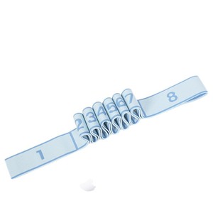 Bande de yoga élastique segmentée numérique à 8, 10 ou 12 grilles, réglable pour l'entraînement de la posture et le remodelage corporel - Product Image 3
