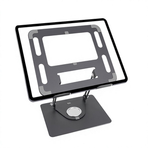 Portable Foldable 360 Rotating Laptop Stand with Adjustable Height Angle for MacBook Notebook Tablet and Home Office <b>Desk</b> - Product Image 1