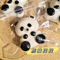 Jouet Squishy Ours Kawaii en forme de Ravioli, en Mousse PU à Remontée Lente, Jouet Anti-stress à Presser, Prêt à l'Expédition pour le Dropshipping TikTok