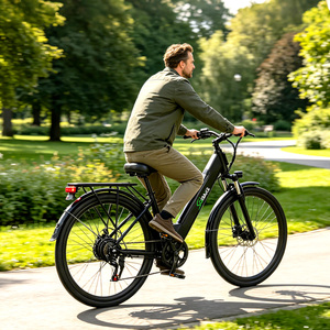 Vélo Électrique <span class=keywords><strong>Urbain</strong></span> 28 pouces pour Commuter, Autonomie 50km, 250W, Freins à Disque Mécaniques, Idéal Suburbain, pour Femmes, Vente en Gros UE, En Stock UE - Product Image 1