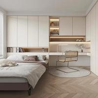 Armoire Tatami Personnalisée Haut de Gamme avec Base de Matelas Intégrée pour Chambre d'Hôtes, Petit Salon, Zone de Sommeil Intégrée