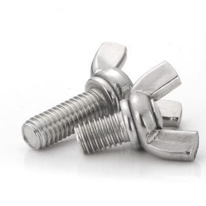 Vis à oreilles en acier inoxydable DIN 316, fabrication directe d'usine, M10, finition brute, vis papillon, vis <span class=keywords><strong>Molly</strong></span>, <span class=keywords><strong>M3</strong></span>, M8 - Product Image 2