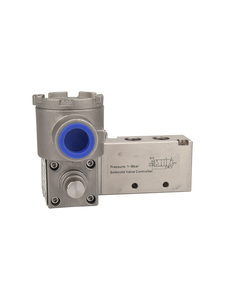 Válvula solenoide de acero inoxidable de seguridad intrínseca Air-SYA, piezas neumáticas a prueba de explosiones de control dual fabricadas en la parte superior - Product Image 5