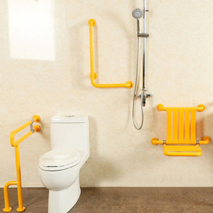 Barras de apoyo para baño Taitai Protection en forma de L, de acero inoxidable antideslizante, para uso de personas mayores y con discapacidad. - Product Image 1