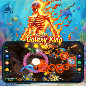 Juego de Ruleta en Línea Portátil, Galaxy King Lucky Wheel, Obtén Crédito, Software de Juego de Peces para 8 Jugadores - Product Image 1