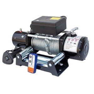 Offroad SUV <strong>Winch</strong> 12V/24V/48V 2000-20000LBS Auto Electric <strong>Winch</strong> with Remote Control and Steel Wire Rope - Product Image 1