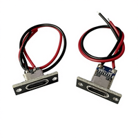 Plaque de base USB-C pour petit appareil électrique, modification DIY, soudure de câbles, prise femelle USB