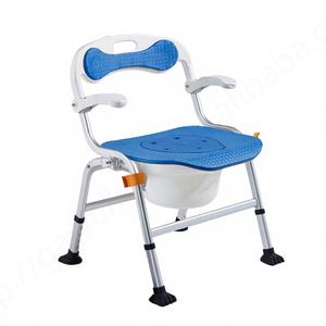 2 in 1 Shower Chair Lifting up Patient From Bed to Bath Disabled Silla Con Inodoro Portatil Elderly <b>Commode</b> Chair - Product Image 1