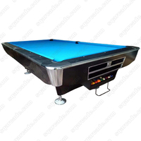 Table de billard moderne en ardoise multifonctionnelle de sport d'intérieur de 9 pieds Table de billard français à 9 boules Jeu de divertissement Table française à 9 boules