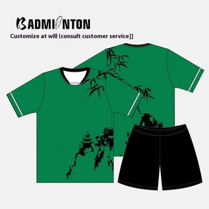 เสื้อแบดมินตันแบบซับลิเมชั่นสั่งทำพิเศษ เนื้อผ้าตาข่าย แห้งเร็ว เสื้อปิ๊กเกิลบอล เสื้อทีมเทนนิส พร้อมโลโก้และชื่อส่วนตัว  ขั้นต่ำในการสั่งซื้อน้อย - Product Image 3