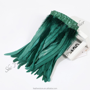 Plumas de cola de gallo de 40-45 cm <span class=keywords><strong>en</strong></span> stock, seleccionadas a mano, de la mejor calidad, para diseño de carnaval DIY - Product Image 3