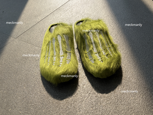 Customized unisex M ü ller shoes with slip resistant closed toe luxury leather slippers - Product Image 3