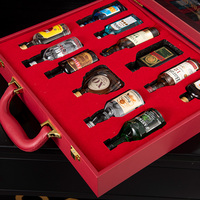 Bouteilles d'alcool miniatures de qualité alimentaire à capacité personnalisée, kits de bouteilles d'alcool pour whisky, vin, liqueur, shot