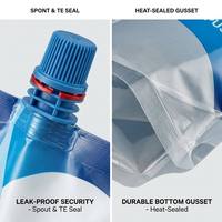 Pochette souple personnalisée avec bec verseur, en plastique de qualité alimentaire, pour emballage de liquides (jus, lait, savon liquide), anti-fuite, rechargeable