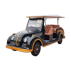 SHUNCHA 11Seats 72V/100AH Battery Electric Golf Car Tourism Carts Vintage Sightseeing Cart Classic Car