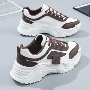 Mocassins LYKU pour femmes en PU coloré, à lacets, respirants, à semelle épaisse, décontractés, pour l'automne - Product Image 2