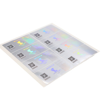 Étiquette d'autocollant d'hologramme personnalisée professionnelle étiquette holographique de sécurité de conception libre pour le dentifrice de soin de peau de lotion