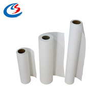 Papier de transfert par sublimation personnalisé, bonne vente, autocollant de transfert thermique, film de transfert thermique mat pour vêtements