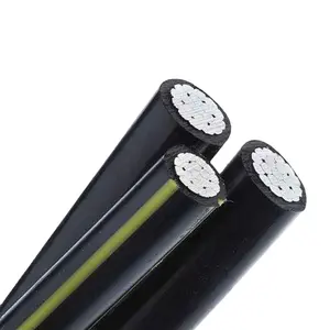 工厂价格3芯铝导体交联聚乙烯/聚氯乙烯绝缘架空电缆