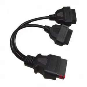 OBD2 uzatma kablosu için 1/2 ELM327 OBD2 16pin J1962M 2-J1962F y-kablo