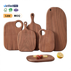 <span class=keywords><strong>Planche</strong></span> à découper en ébène double face à succès avec trous de suspension, sûre pour les aliments pour bébés et les cuisines familiales - Product Image 1