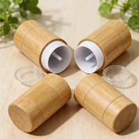 Flacon Roll-on en Bambou Entièrement Personnalisable en Usine, Rechargeable pour Déodorant, Huile Essentielle, Emballage de Parfum
