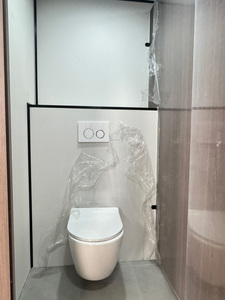 Toilettes et sanitaires de luxe personnalisables, portables, avec séparation entre zones sèches et humides, pour hommes et femmes, toilettes publiques avec lavabo - Product Image 3