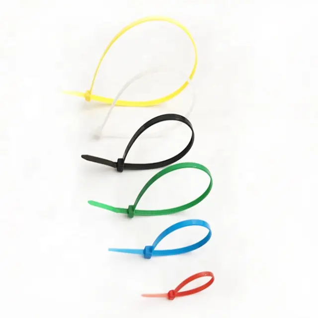 Gratis sampel grosir warna-warni murah kabel Nylon66 untuk kabel Bunding Wires