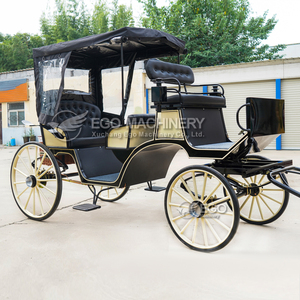 Carruaje Eléctrico para Paseos Turísticos, Vehículo con Caballos, Carruaje Victoria, Carruaje Real Eléctrico para Exteriores - Product Image 5