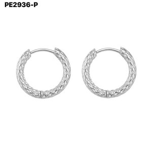 Pendientes de Aro de Moda 2.5*14, Modelo PE2936 para Mujer, Joyería de Alta Calidad - Product Image 1