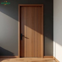 Porte intérieure en bois de qualité supérieure, élégante, pour séparation de pièce, idéale pour villa, chambre, salle de bain et projets résidentiels de luxe