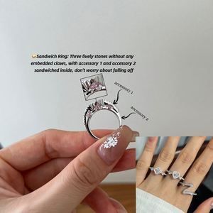 Dylam Special Design Classic Style Fine Jewelry Sterling <b>Silver</b> Bridal <b>Eternity</b> Band Flower Shape 5A Zirconia Women Wedding <b>Ring</b> - Product Image 6