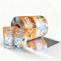 Film en rouleau pour emballage plastique imprimé en héliogravure, BOPP PET PE, laminé, pour sachets alimentaires et emballages de sauces