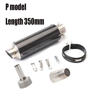 Nouveau silencieux d'échappement de moto en fibre de carbone et acier inoxydable de haute qualité, 13,78 pouces, <span class=keywords><strong>DB</strong></span> <span class=keywords><strong>Killer</strong></span>, pour scooters <span class=keywords><strong>125</strong></span>-1000CC, pièce de rechange - Product Image 5