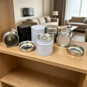 Wholesale Custom <b>Metal</b> Tin <b>Box</b> 30g 1OZ Hot Sale Matcha Coffee Protein Powder Tea Decal Screw Cap Portable Food Storage - Product Image 6