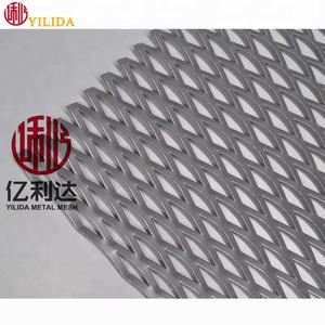 Yüksek kaliteli paslanmaz çelik genişletilmiş Metal ızgara teli tel örgü pişirme barbekü ızgara - Product Image 3