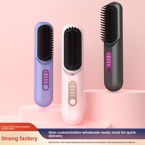 Lisseur <span class=keywords><strong>à</strong></span> <span class=keywords><strong>cheveux</strong></span> portable <span class=keywords><strong>à</strong></span> la maison <span class=keywords><strong>avec</strong></span> chargement USB sans fil <span class=keywords><strong>à</strong></span> double usage pour peigne <span class=keywords><strong>à</strong></span> <span class=keywords><strong>cheveux</strong></span> sans fil <span class=keywords><strong>à</strong></span> ions négatifs <span class=keywords><strong>à</strong></span> boucles droites nouveau modèle - Product Image 4