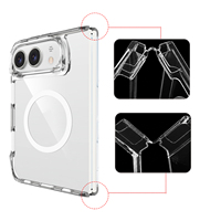 Étui de protection transparent magnétique sans fil pour iPhone 18 Duo, coque transparente pour téléphone portable