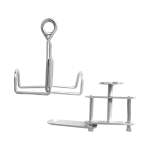 Abrazadera de manguera metálica con mango amarillo para laboratorio, tipo Spring Water Stop Clamp - Product Image 3