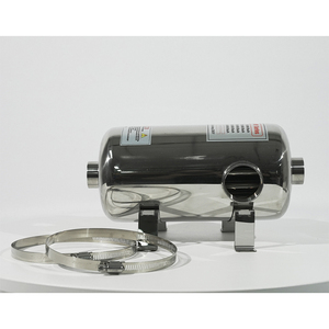 Échangeur de chaleur pour <span class=keywords><strong>piscine</strong></span> à température constante en extérieur, chauffe-eau pour baignoire, tube en acier inoxydable pour la circulation de l'eau, chauffage domestique - Product Image 2