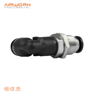 PLM paratia union 90 gradi gomito aria penumatica tubo raccordo connettore in ottone e plastica - Product Image 4