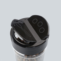 Prêt à expédier 154 pack ensemble de récipients à épices en plastique 8oz 240ml bocaux transparents avec bouchons shaker pour emballage de sel de poivre