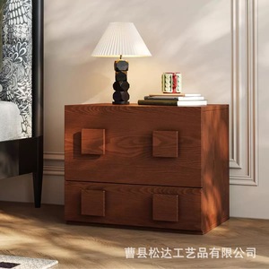 Wooden <b>storage</b> <b>cabinet</b>, cross-border creative home <b>bedroom</b> <b>storage</b> <b>cabinet</b>, simple solid wood multi-layer <b>storage</b> <b>cabinet</b> - Product Image 3