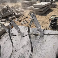 Outils de démolition rapide pour la rupture de roches, fendeur de roches hydraulique portatif avec pompe à moteur pour applications minières, puissance 8HP, Chine