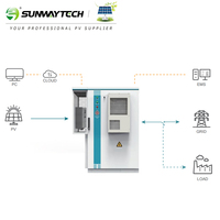 Système solaire 40 kWh 50 kWh, batterie LFP, onduleur hybride 20 kW, armoire de stockage extérieure, solutions de stockage d'énergie