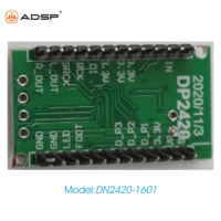 Offre Spéciale : Carte d'amplification de microphone DN2420 1601 avec module de mixage audio à réverbération numérique pour karaoké et module de haut-parleur